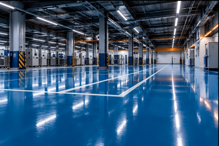 Pardoseală industrială finisată